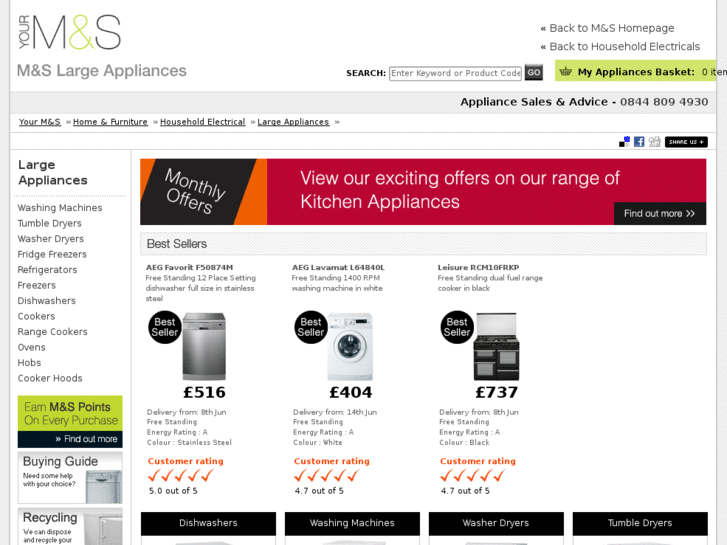 www.marksandspencer-appliances.com