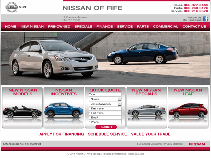 www.nissanoffife.com