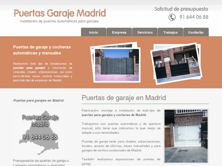 www.puertasgarajemadrid.es