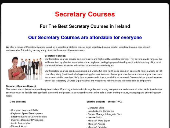 www.secretary-courses.com