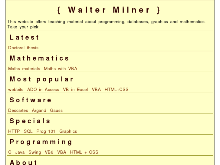 www.waltermilner.com