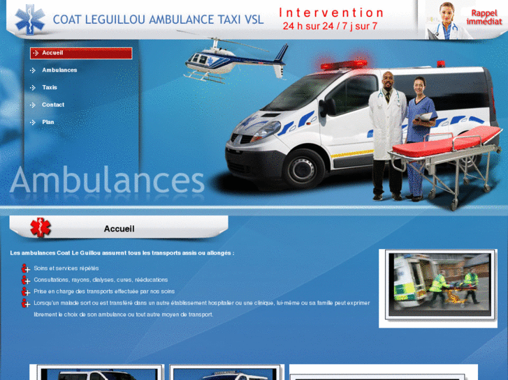 www.ambulances-taxi-landivisiau.com