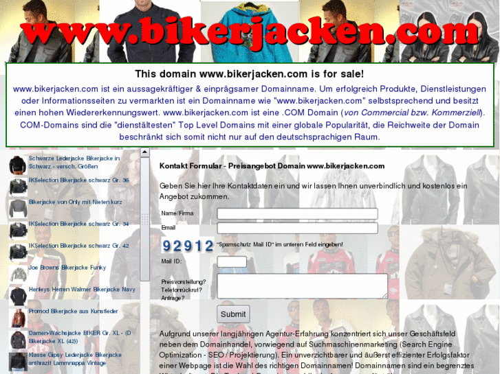 www.bikerjacken.com