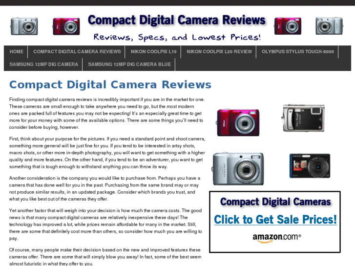 www.compactdigitalcamerareviews.net