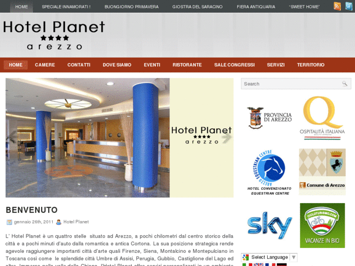 www.hotelplanetarezzo.com