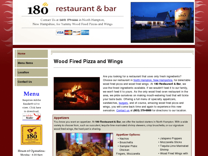 www.180restaurantandbar.com