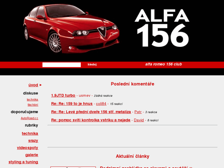 www.alfa156.cz