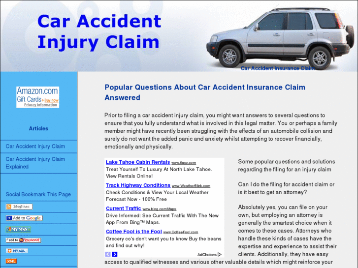 www.caraccidentinjuryclaiminfo.com