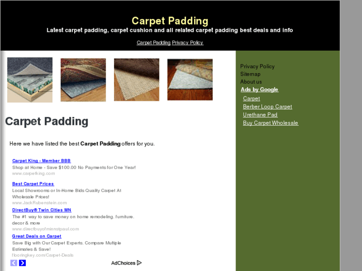 www.carpetpaddings.com