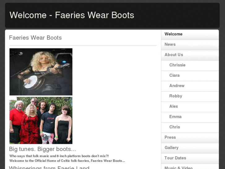 www.faerieswearbootsband.com