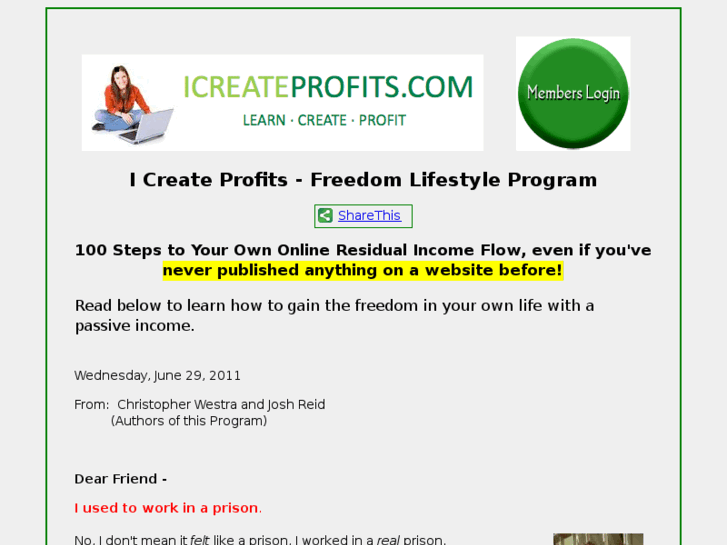 www.icreateprofit.com