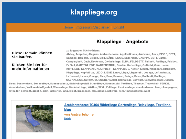 www.klappliege.org