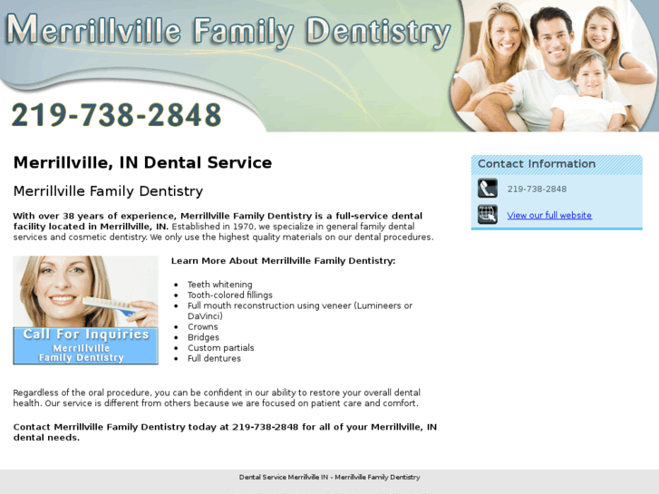 www.merrillvillefamilydentistry.net