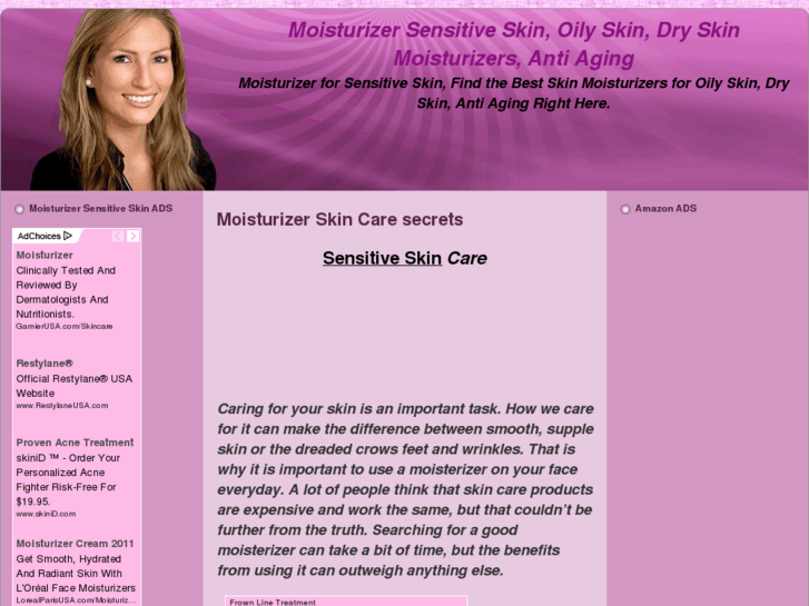 www.moisturizerforsensitiveskin.net