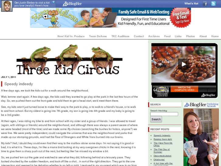 www.mythreekidcircus.com