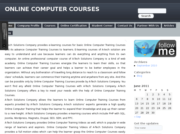 www.onlinecomputercourses.in