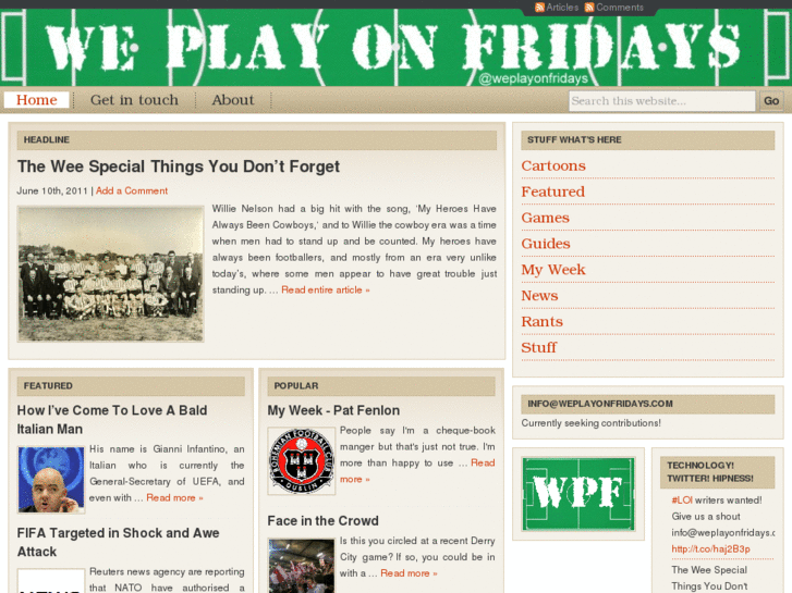 www.weplayonfridays.com