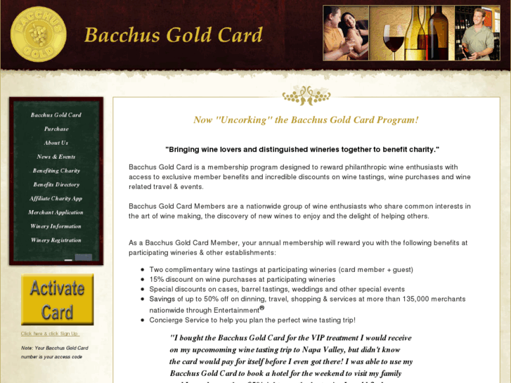 www.bacchusgoldcard.com