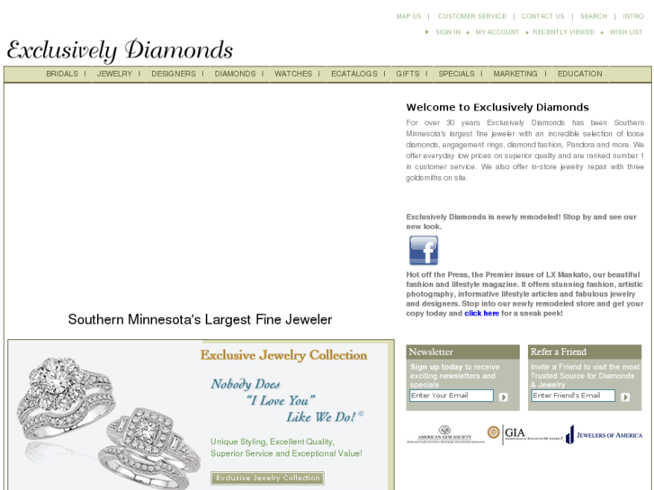 www.exclusivelydiamonds.com