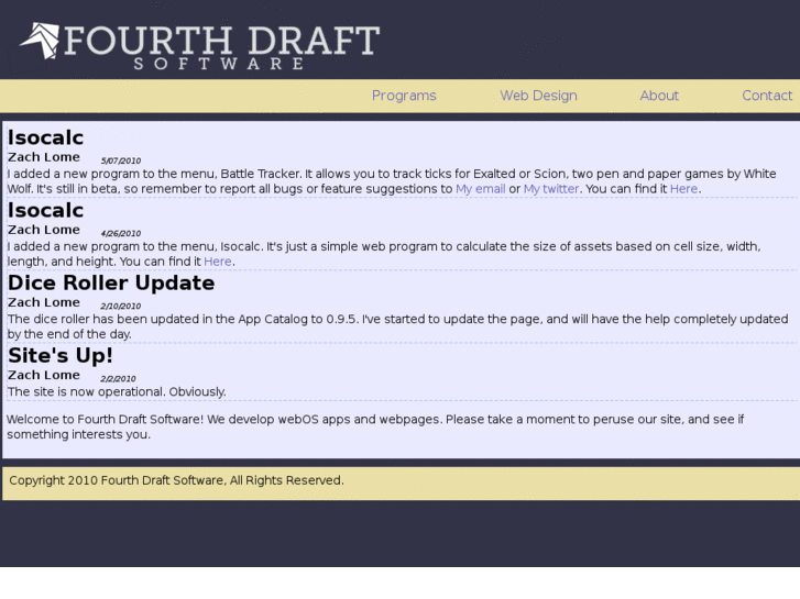 www.fourthdraftsoftware.com