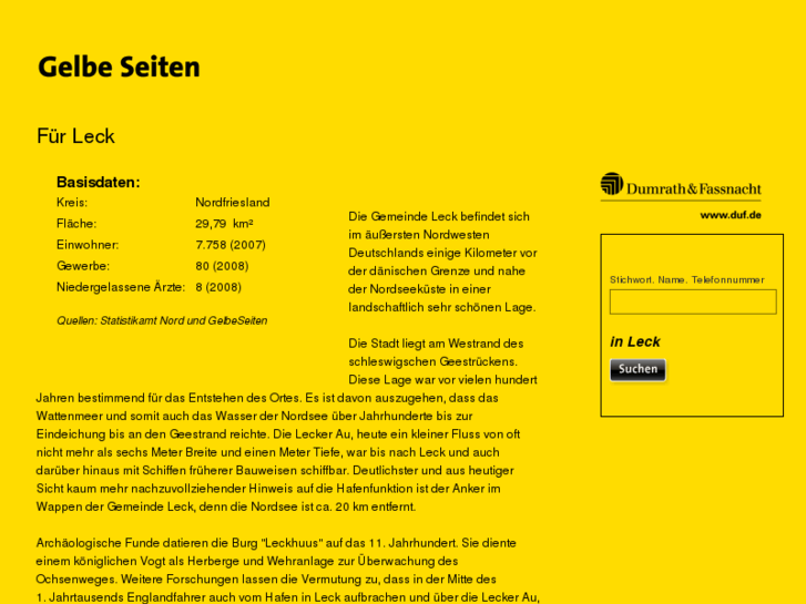 www.gelbe-seiten-leck.com