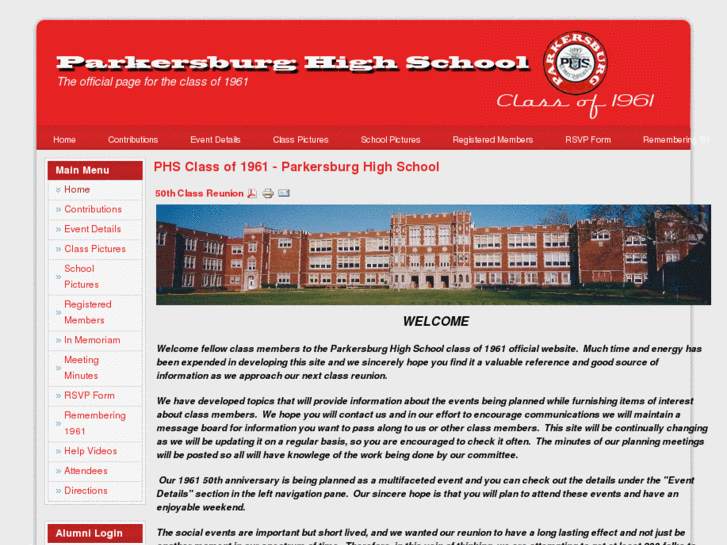 www.parkersburghighschoolclassof1961.com