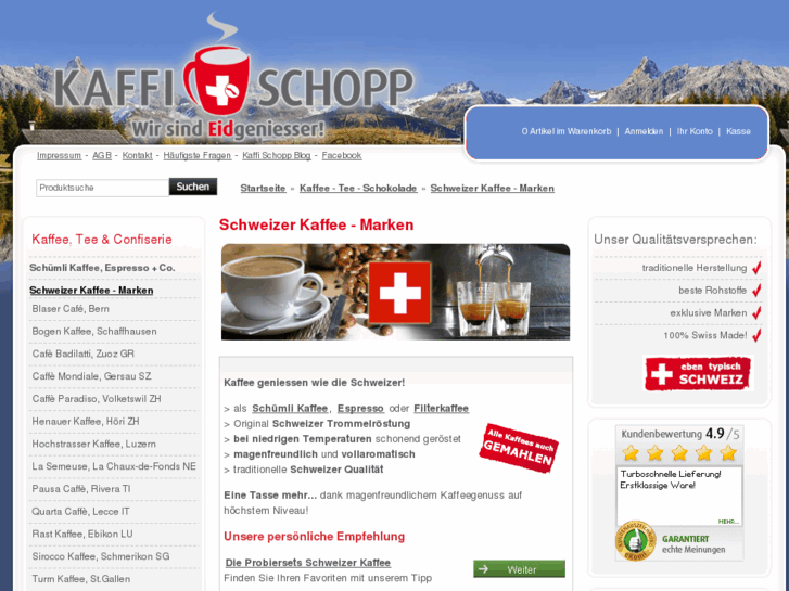 www.schweizerkaffee.de