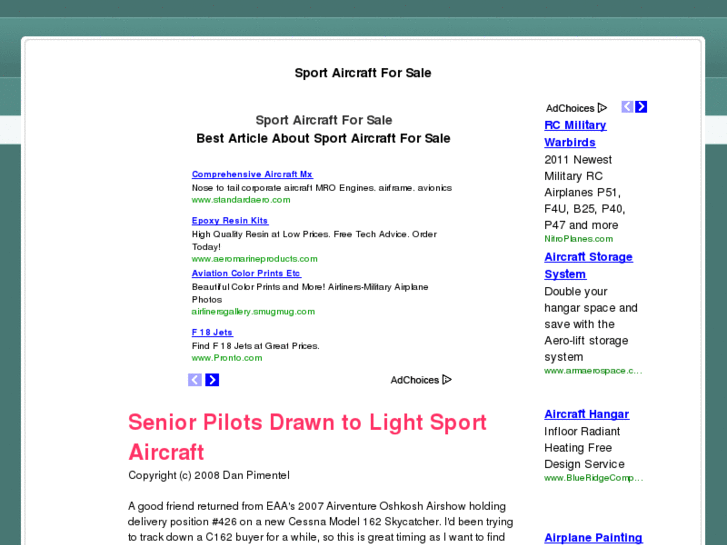 www.sportaircraftforsale.com