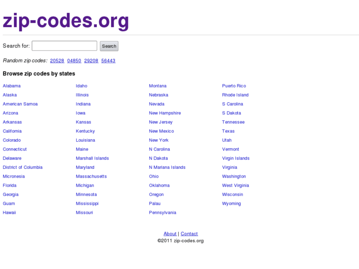 www.zip-codes.org