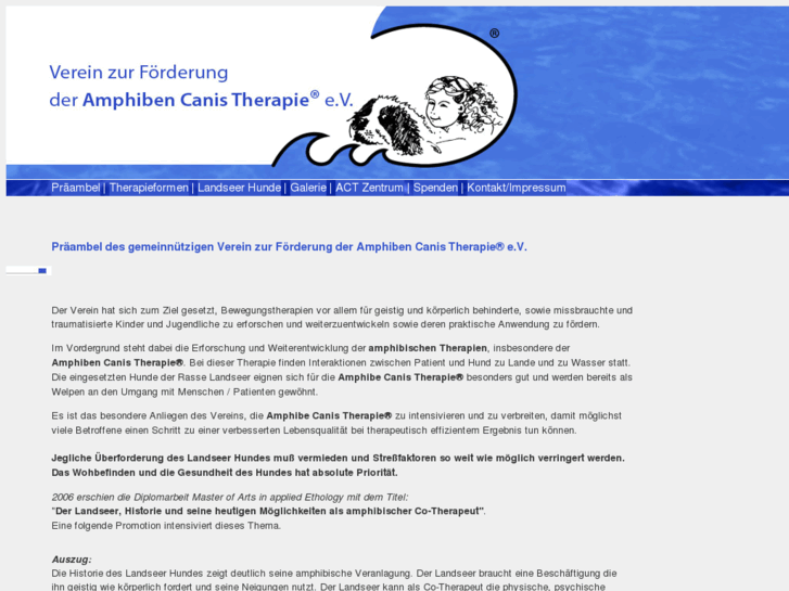 www.amphibe-canis-therapie.com