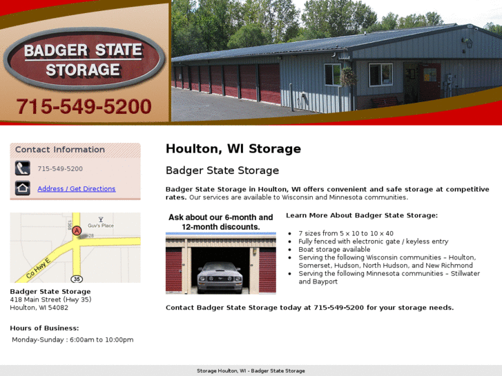 www.badgerstatestoragehoultonwi.com