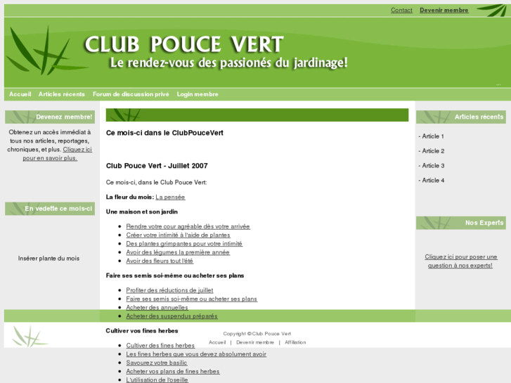 www.clubpoucevert.com