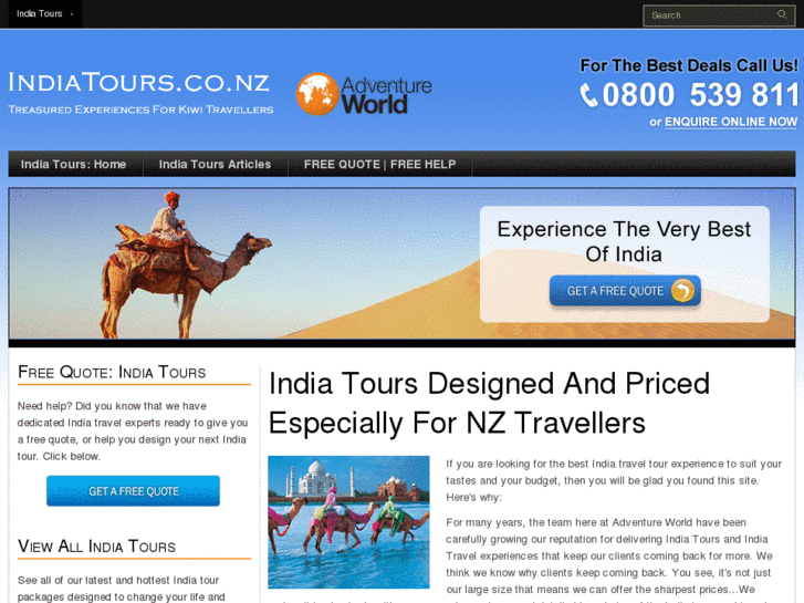 www.indiatours.co.nz