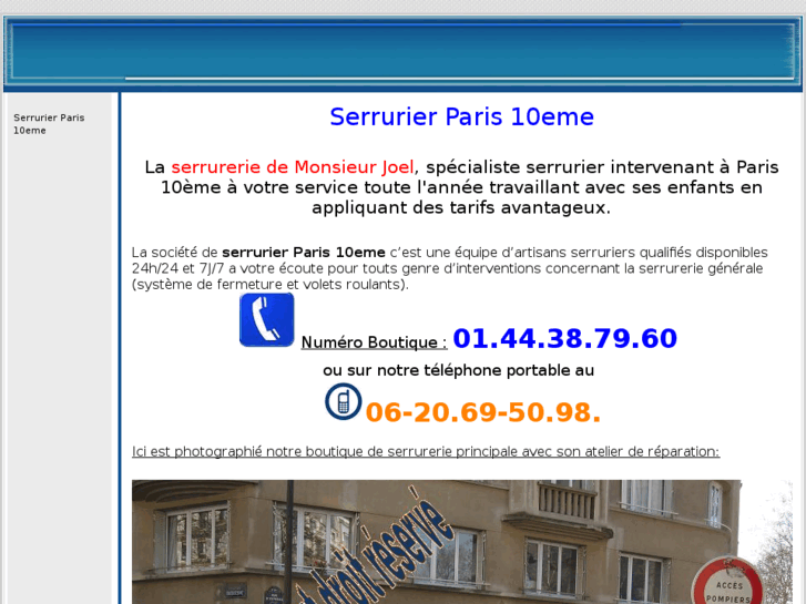 www.serrurierparis10eme.fr