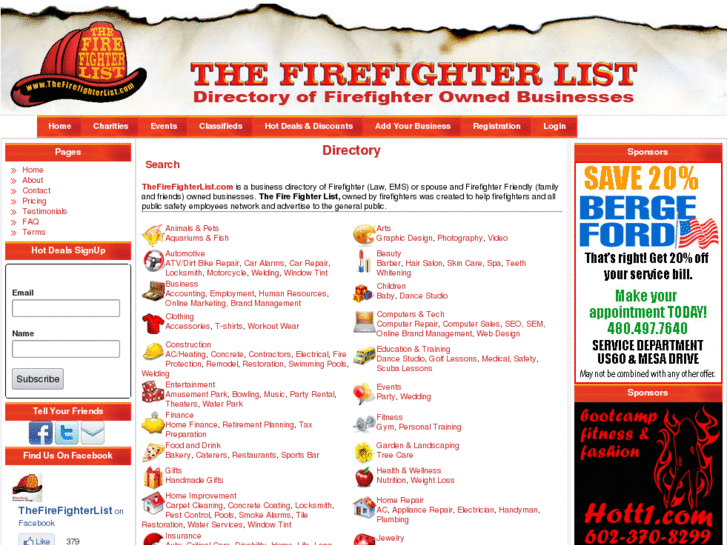 www.thefirefighterlist.com