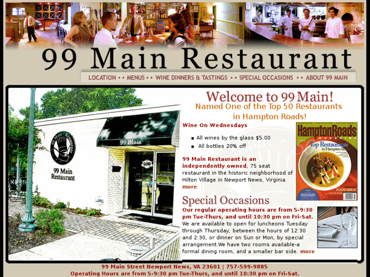 www.99mainrestaurant.com