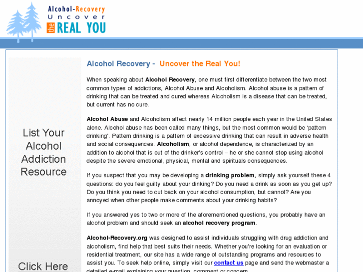 www.alcohol-recovery.org