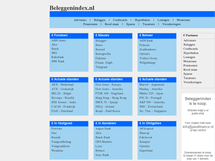 www.beleggenindex.nl