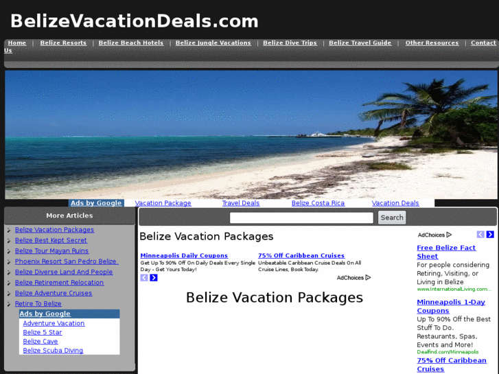 www.belizevacationdeals.com