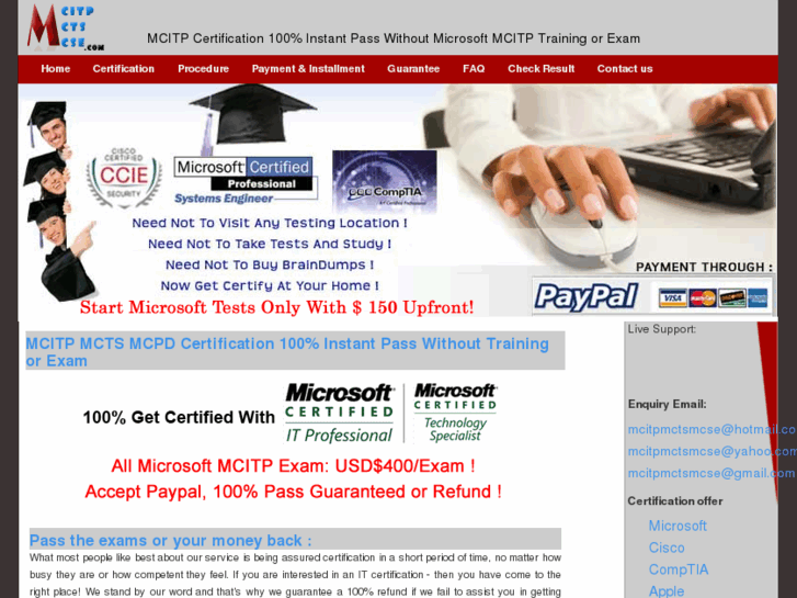 www.mcitpmctsmcse.com