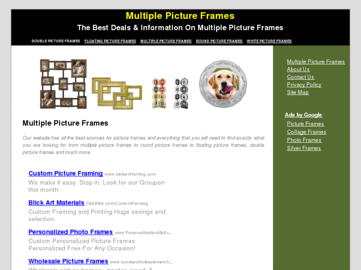 www.multiplepictureframes.org