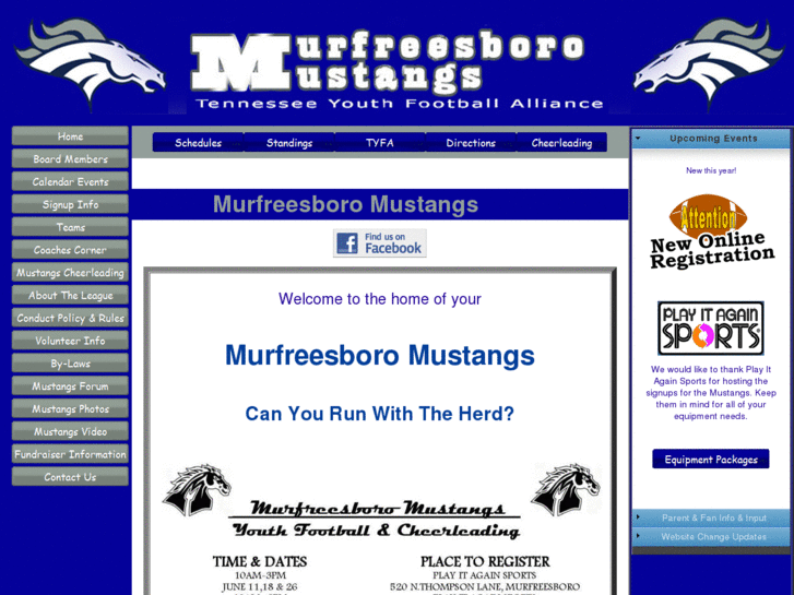 www.murfreesboromustangs.com