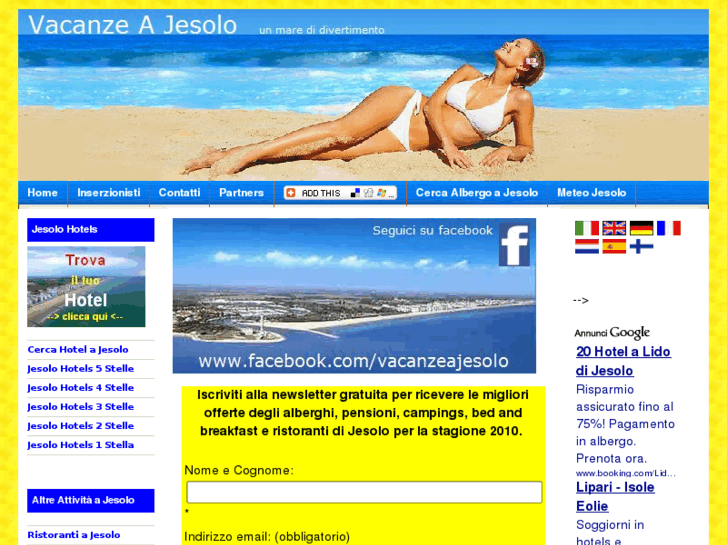 www.vacanzeajesolo.com