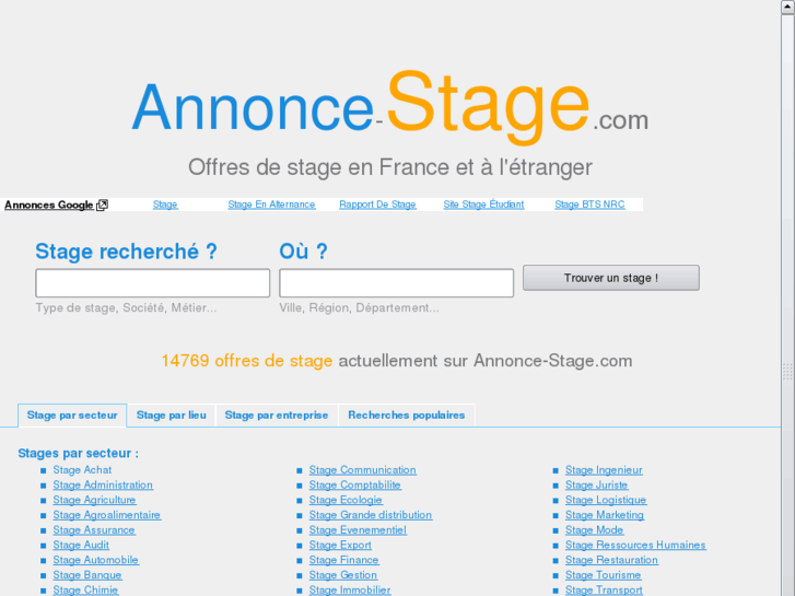 www.annonce-stage.com
