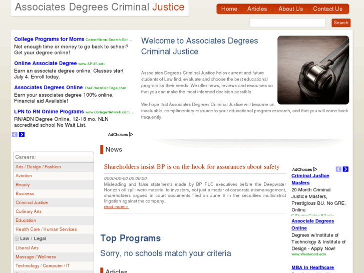 www.associatesdegreescriminaljustice.com