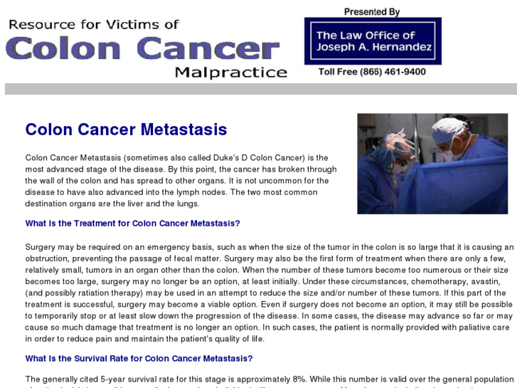 www.coloncancermetastasis.com