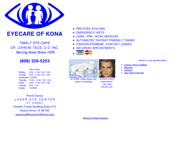 www.eyecareofkona.com