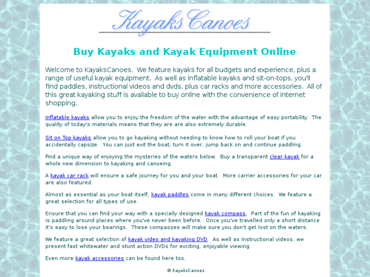 www.kayakscanoes.com