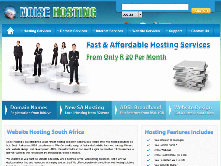 www.noisehosting.co.za