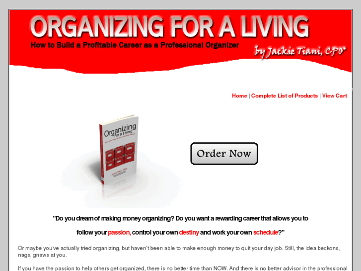 www.organizingforaliving.com